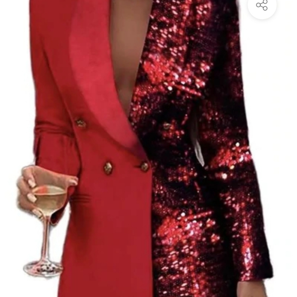 Red blazer